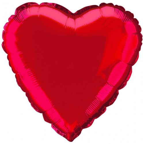 Palloncino rosso forma cuore da 45 cm, per San Valentino