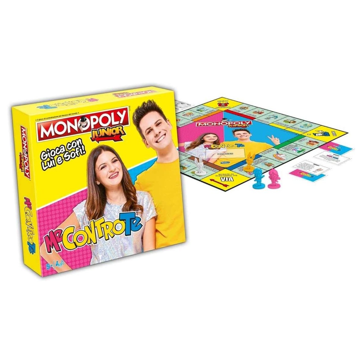Monopoly Junior dei Me contro Te - Gamevision, gioco di società
