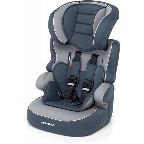 Seggiolino auto Foppapedretti Babyroad, con poggiatesta regolabile, design sportivo