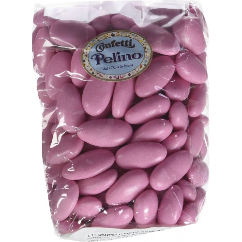 Confetti rosa Pelino Sulmona dal 1783, 1000 gr, alla mandorla di Sicilia