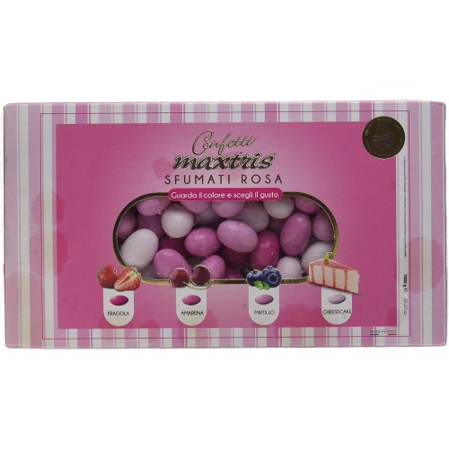 Confetti sfumati rosa, conf. da 2 kg - Maxtris, per confettate