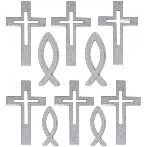 Kit da 180 Croce in legno per bomboniere battesimo o comunione