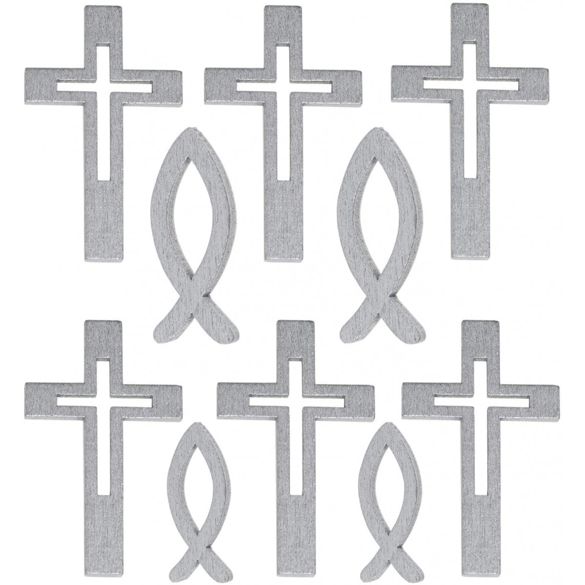 Kit da 180 Croce in legno per bomboniere battesimo o comunione