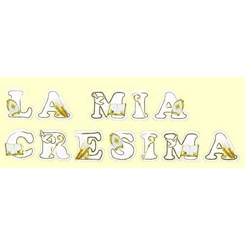 Festone lettere La Mia Cresima, da 4,5 metri, per decorazioni e allestimenti