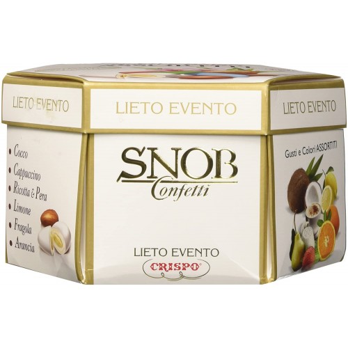 Confetti da 500 gr Crispo, Snob Lieto Evento, Made in Italy
