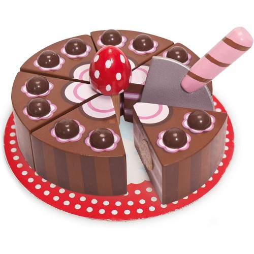 Torta compleanno finta al cioccolato - Gateau Chocolate