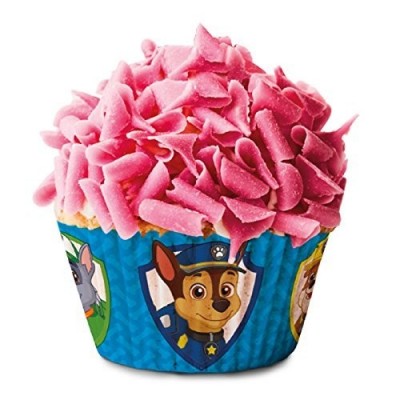 Paw Patrol - Confezione di 50 pirottini per Cupcake, di Carta Blu, Dimensioni: 5 x 5 x 3 cm, Riferimento: 339242