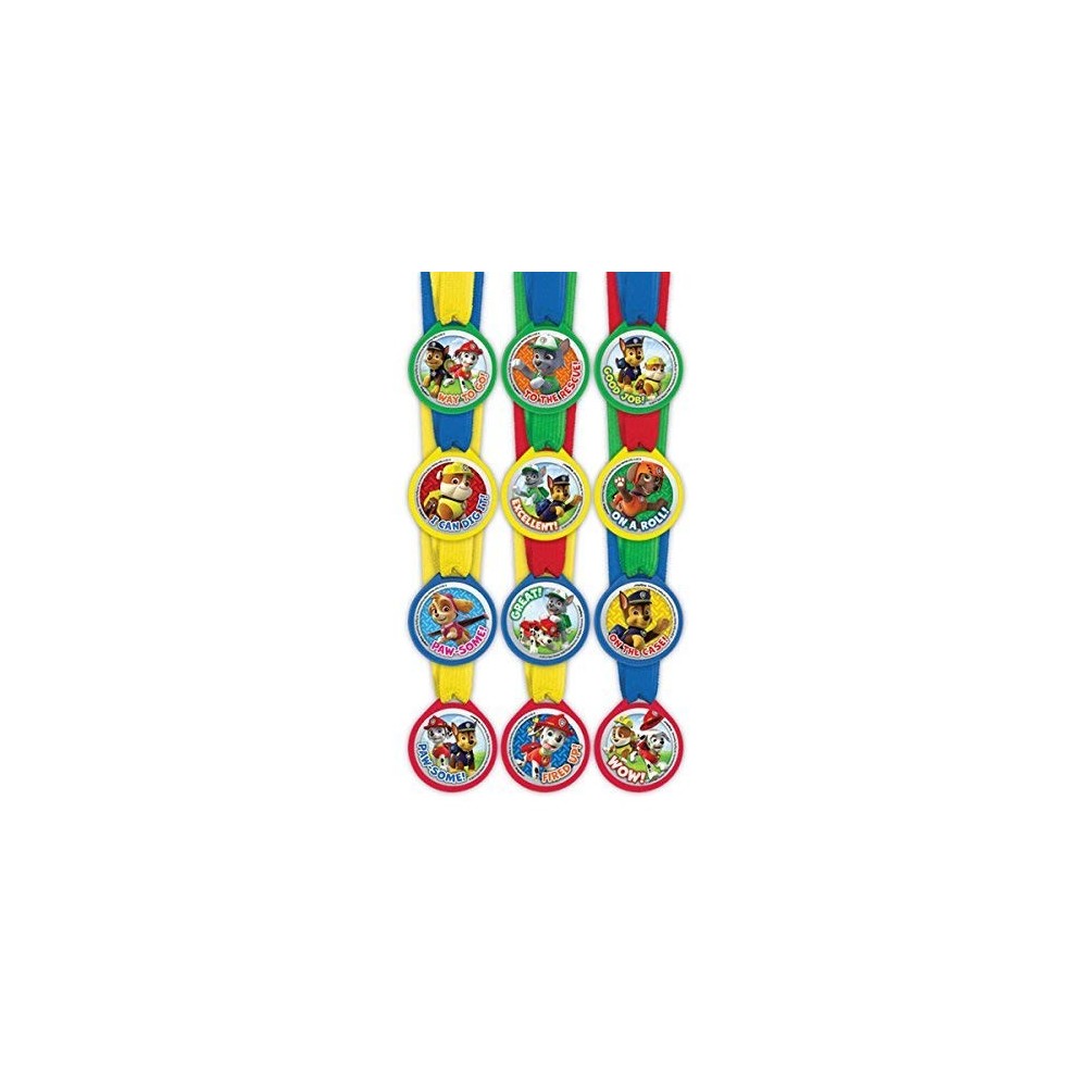 12 medaglie Paw Patrol