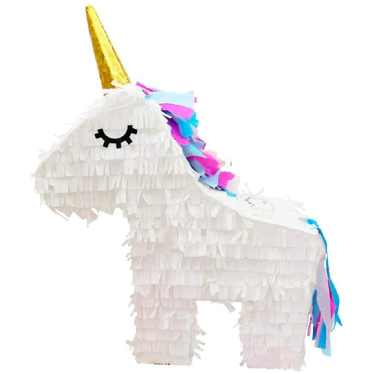 *compreso Bastone e Maschera Dimensioni ca Nislai® Pentolaccia Unicorno piñata Set Matrimoni 43x33x10 cm Addio al Nubilato o per Suonare la piñata Ideale per Feste di Compleanno 