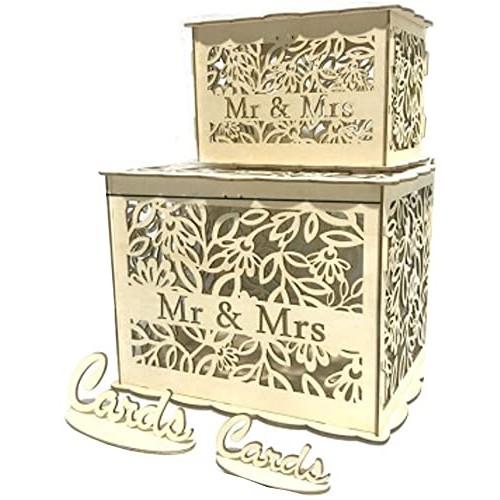 Scatola porta buste matrimonio in legno, box card wedding