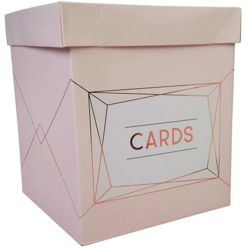 Scatola gift box per matrimonio, rosa e bianca, accessorio nozze