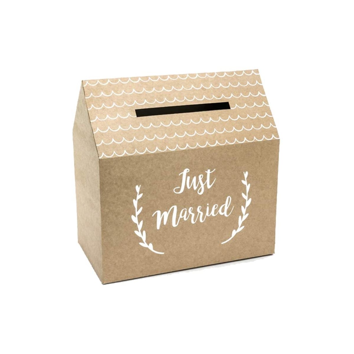 Card Box Matrimonio con scritta Just Married, accessorio wedding