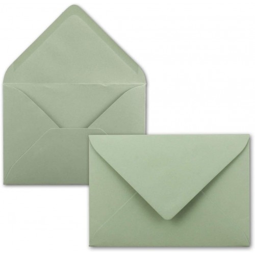 Set da 75 buste da 114 x 162 mm, per lettere e inviti, colore verde