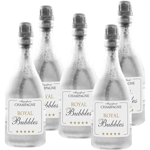 Set da 24 bolle sapone bottiglia champagne, per matrimonio
