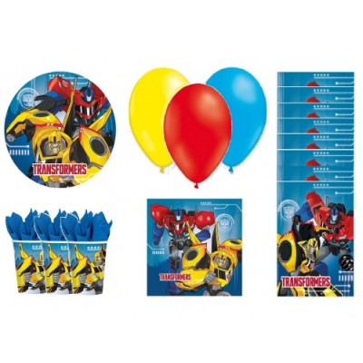 Set 8 persone Transformers con palloncini