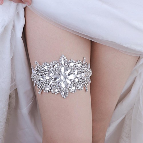 Giarrettiere da Sposa Sexy con diamanti, accessorio donna