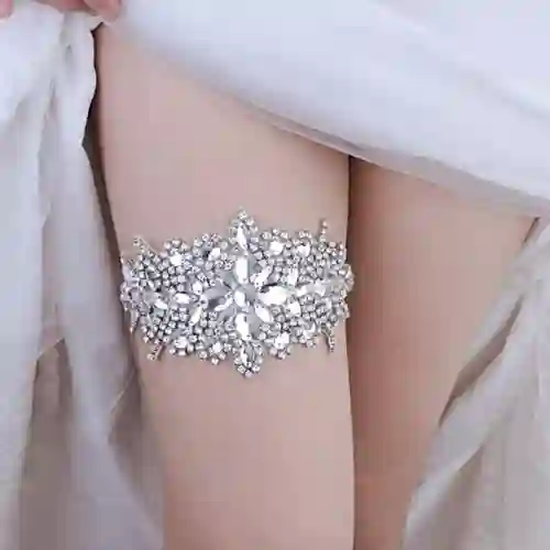 Giarrettiere da Sposa Sexy con diamanti, accessorio donna