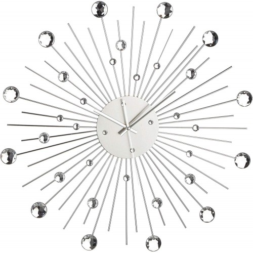 Orologio da parete forma stella 3d in metallo, idea regalo