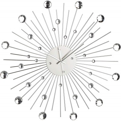 Orologio da parete forma stella 3d in metallo, idea regalo