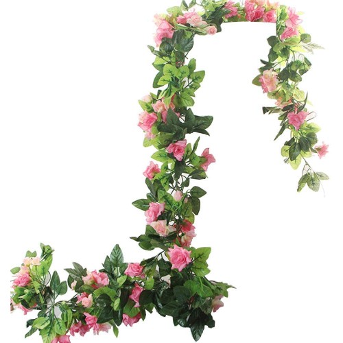 Set da 2 ghirlande di fiori artificiali da 230cm, pianta rampicante