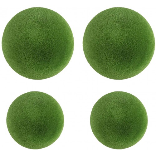 Set da palle di 4 muschio artificiale, per addobbi e allestimenti