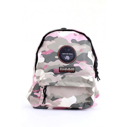 Zaino Napapijiri èer la scuola, colore Pink Camo militare