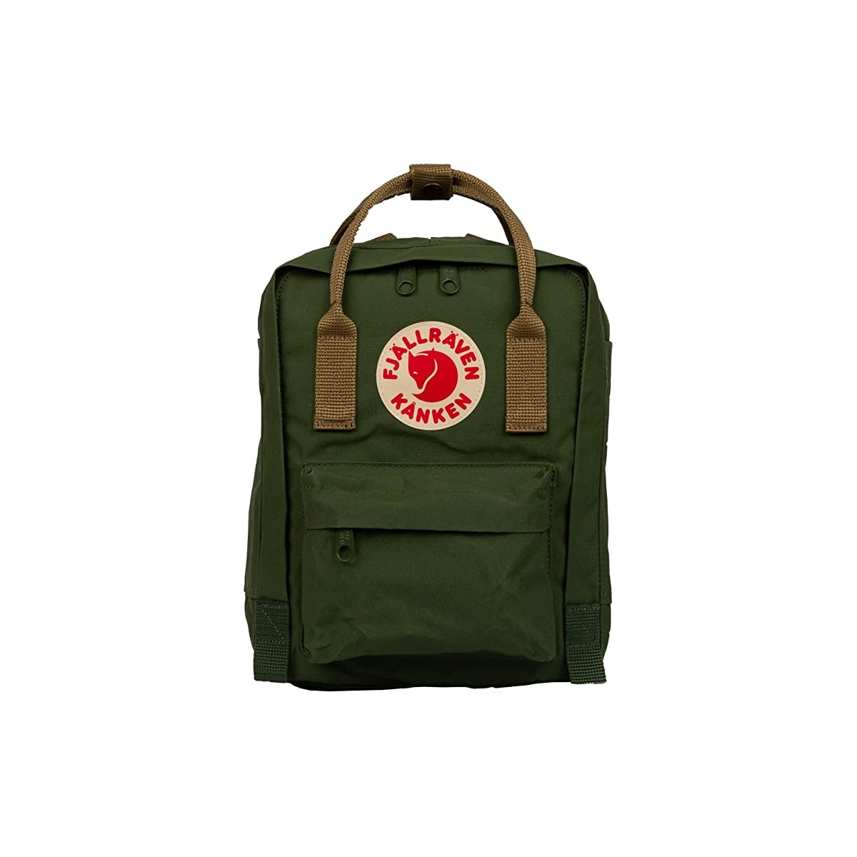 Zaino mini Fjällräven Kånken verde scuro, per la scuola