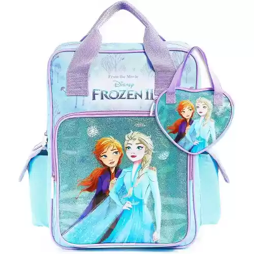 Zaino Disney Frozen 2, borsetta omaggio a forma cuore