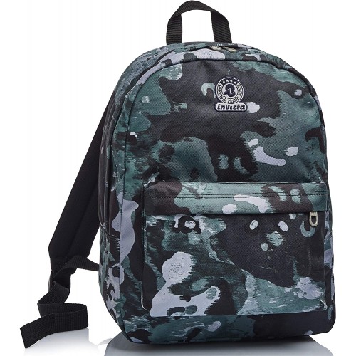 Zaino Invicta Camo Shade, verde militare, per la scuola