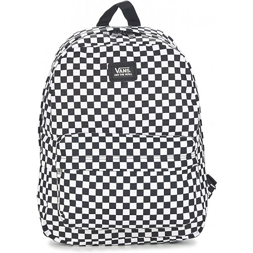 Zaino Vans III OS, quadretti bianco e neri, cartella scuola