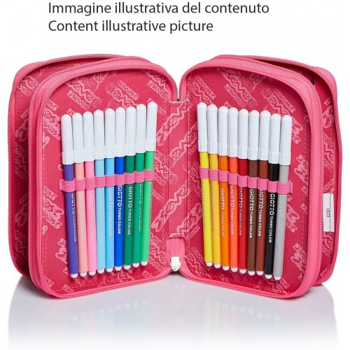 Astucci per matite Angoo Astuccio per penna bifacciale Astuccio speciale  Macaron Colore Doppia tasca in tela Tasca per cancelleria Viaggio  scolastico