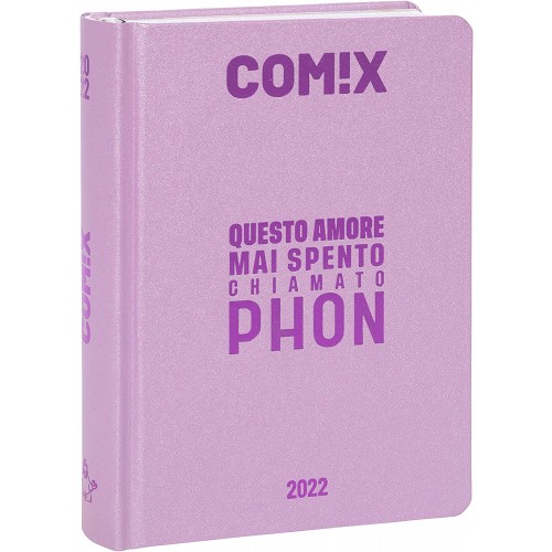 Diario Comix Soft Pink 2021/2022 da 16 mesi - Mignon