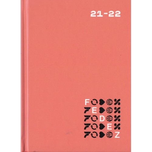 Diario Seven di Fedez, colore arancione, 2021/2022, edizione limitata