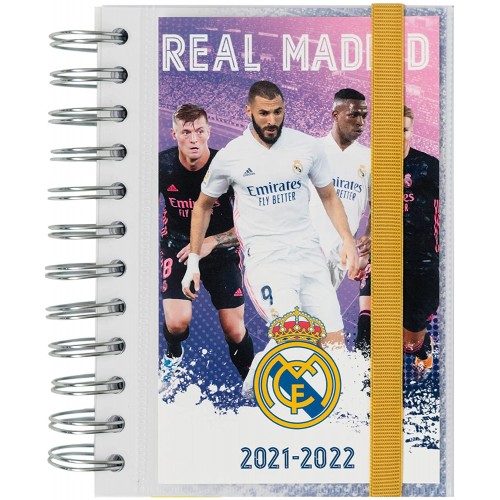 Diario scuola Real Madrid, agenda 2021- 2022, 11 mesi
