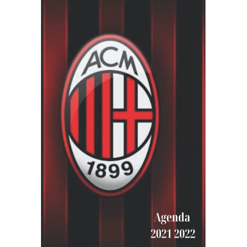 Agenda A.C Milan 2021- 2022, formato A6, prodotto Ufficiale