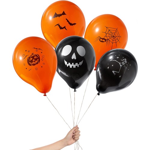 Set da 100 Palloncini per festa di Halloween