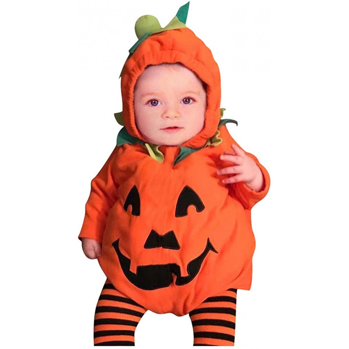 Costume da Zucca, tutina per neonato di Halloween