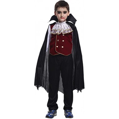 Costume Vampiro per bambino, con mantello da Dracula