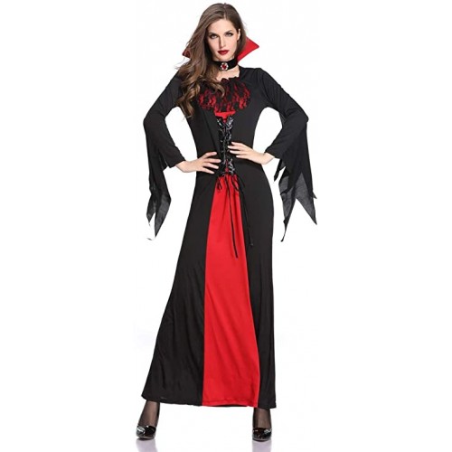 Costume da Strega Vampiro, da donna, per Halloween
