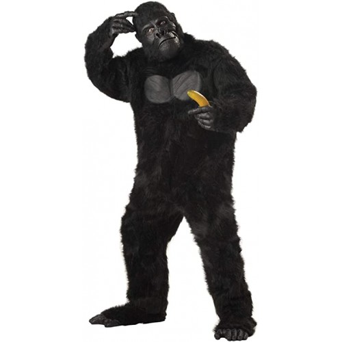 Costume da gorilla, per adulti, perfetto per Carnevale