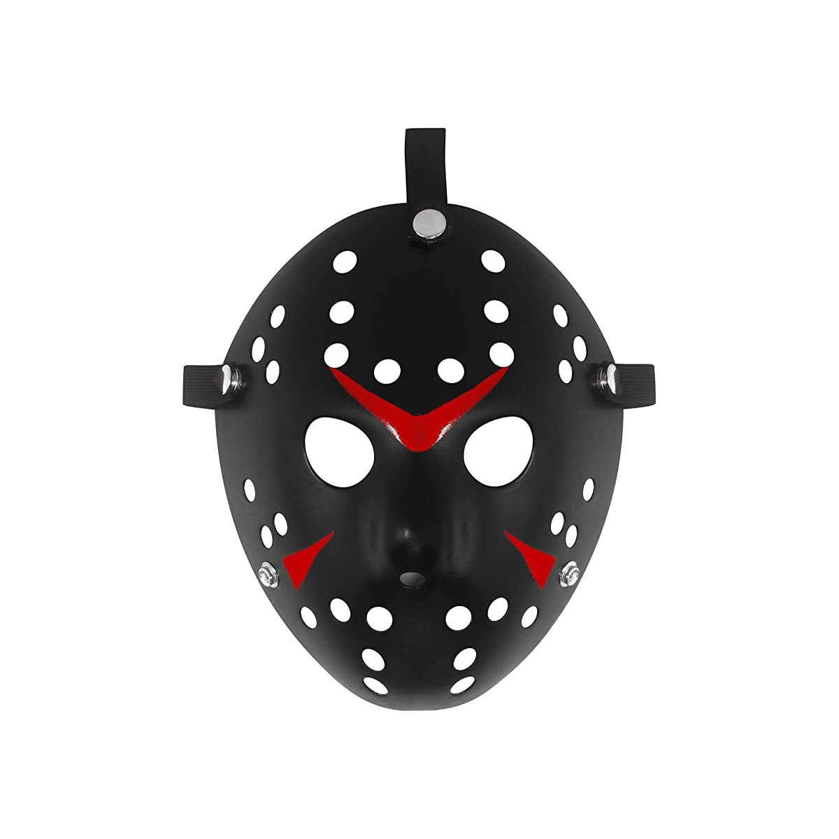 Maschera di Jason, black, horror, taglia unica, per adulti