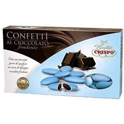 Confetti celesti al cioccolato fondete - Crispo