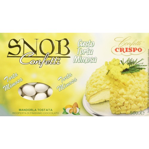 Confetti Snob Crispo gusto Torta Mimosa, set da 4 conf. da 500 gr