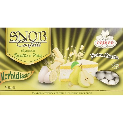 Confetti Snob Crispo gusto ricotta e pera, 500 g