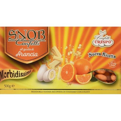 Kit da 4 conf. confetti Crispo Snob gusto arancia, da 500gr