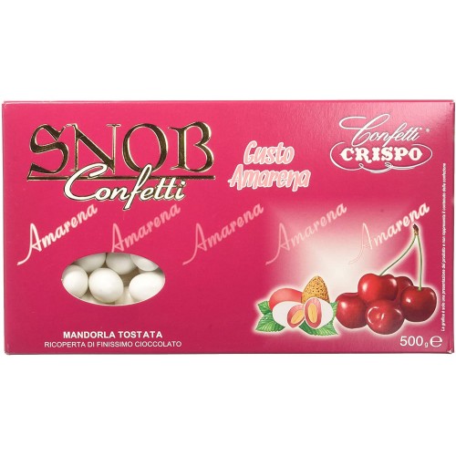 Confetti Snob Crispo Amarena,- 4 confezioni da 500 g [2 kg]