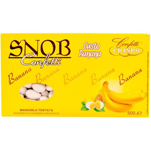 Confetti Snob Crispo alla Banana, 500g - Made in Italy