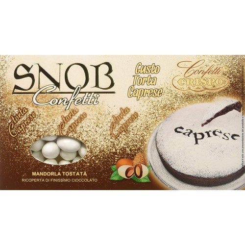 Confetti Snob Torta Caprese, 4 confezioni da 500 g - Crispo