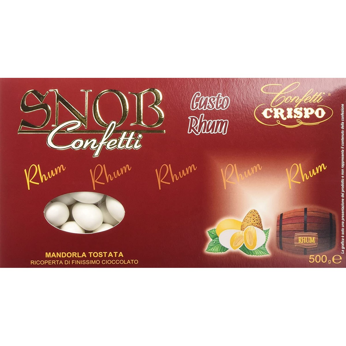 Kit Confetti Crispo Snob Rhum, 4 conf. da 500 g [2 kg]