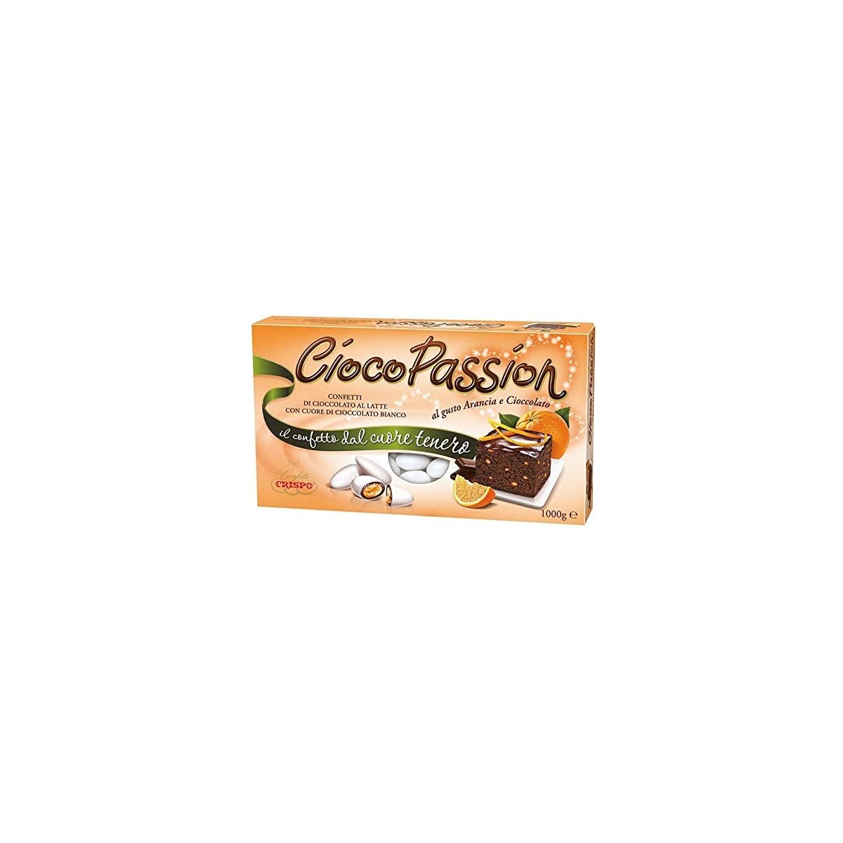 Confetti Crispo Arancia e cioccolato, da 1 kg - Ciocopassion